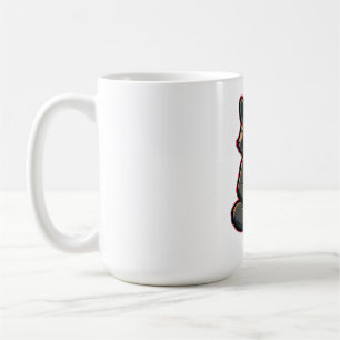 Cool Racoon Drinking Oat Milk Iced Coffee Mug