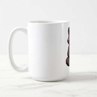 Cool Racoon Drinking Oat Milk Iced Coffee Mug