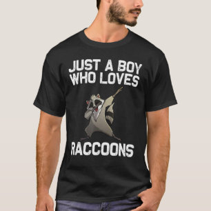 Cool Racoon For Boys Kids Trash Panda Animal Wil T-Shirt