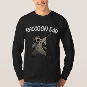 Cool Racoon For Dad Papa Trash Panda Animal Lover T-Shirt
