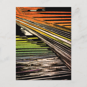 Cool Rainbow Bandanna Postcard