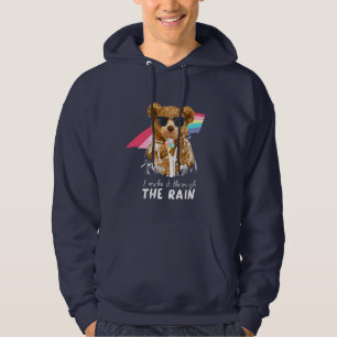 Cool Rainbow Bear I make it through the Rain Hoodie