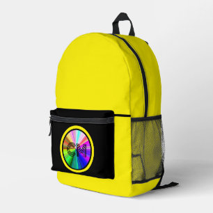 Cool Rainbow of Colours Custom Printed Backpack