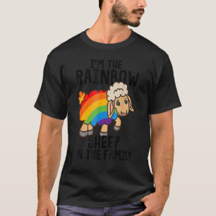 Cool Rainbow Sheep Pride Lgbtq Men Women Lgbt T-Shirt
