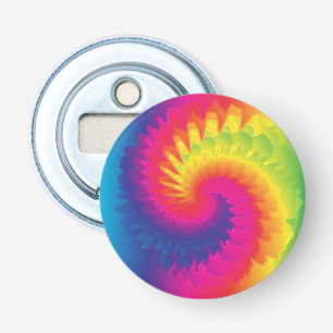Cool Rainbow Tie Dye Bottle Opener