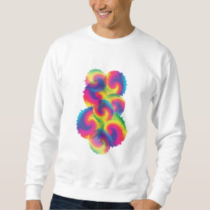 Cool Rainbow Tie Dye Pattern Sweatshirt