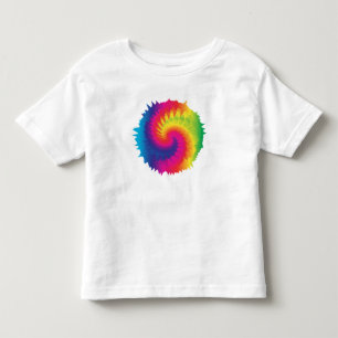 Cool Rainbow Tie Dye Toddler T-Shirt