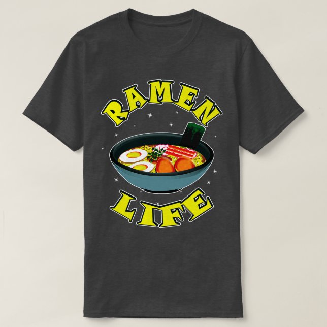 Cool Ramen Life Illustration  T-Shirt (Design Front)