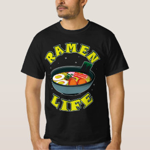 Cool Ramen Life Illustration T-Shirt