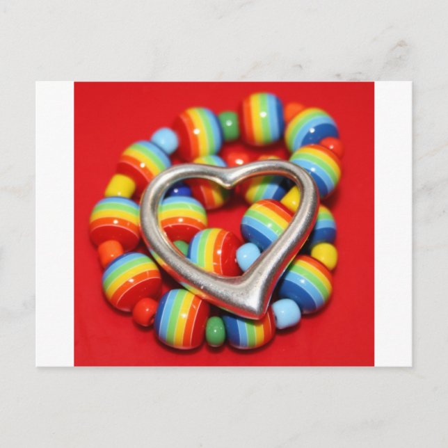 Cool Rasta Beads Design Postcard (Front)