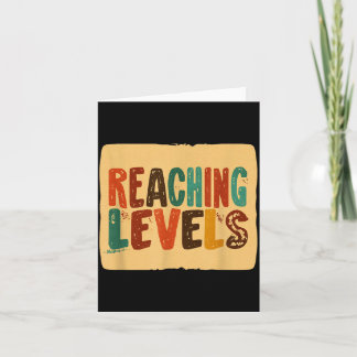 Cool Reaching Levels Costume for Adults and Kids Card