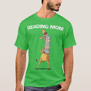 Cool Reading Art For Mum Women Bookworm Learning B T-Shirt