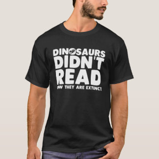 Cool Reading For Men Women Abibliophobia Read Libr T-Shirt
