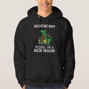 Cool Reading For Men Women Book Dragon Reader Libr Hoodie
