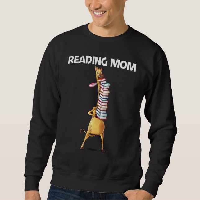 Cool Reading For Mum Women Bookworm Learning Book Sweatshirt (Front)