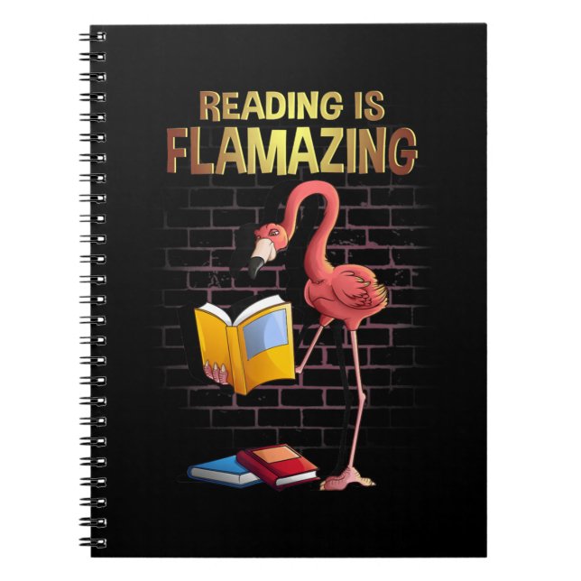 cool reading is flamazing  funny flamingo book (Front)
