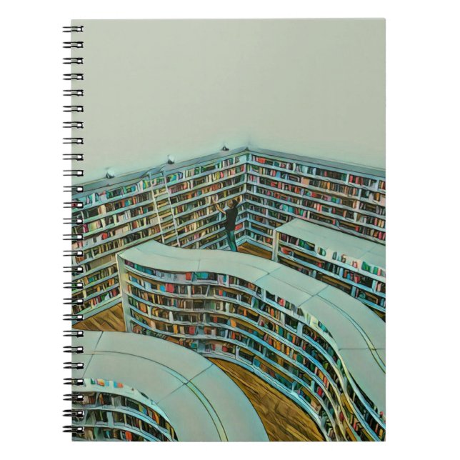 Cool reading lover gift notebook (Front)
