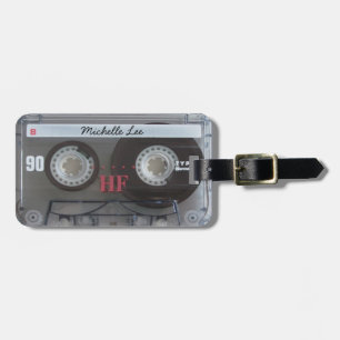 Cool real cassette tape lugguage tags