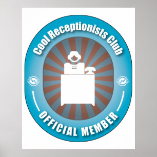 Cool Receptionists Club Poster