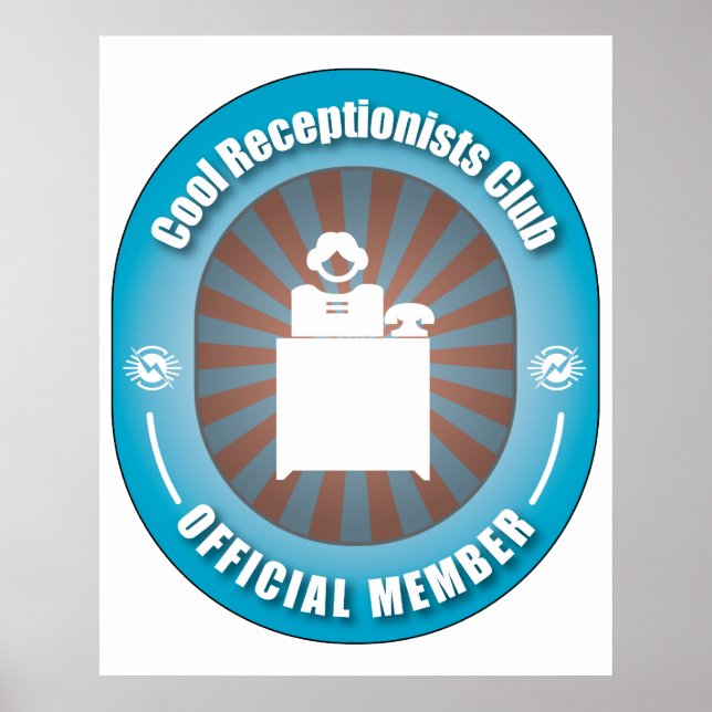 Cool Receptionists Club Poster (Front)