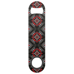 Cool Red and Black Geometric Pattern