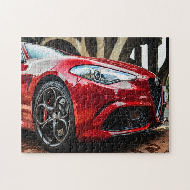 cool Red Car Jigsaw Puzzle (Horizontal)