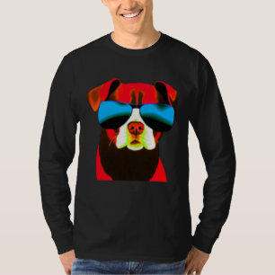 Cool Red Dog Wearing Sunglasses  1 T-Shirt