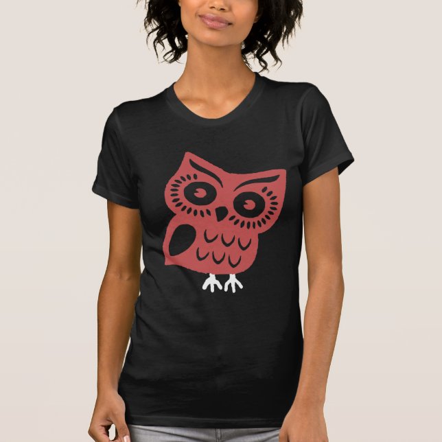 Cool Red Owl T-Shirt (Front)