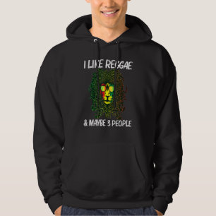 Cool Reggae For Men Women Jamaican Music Genre 1 Hoodie
