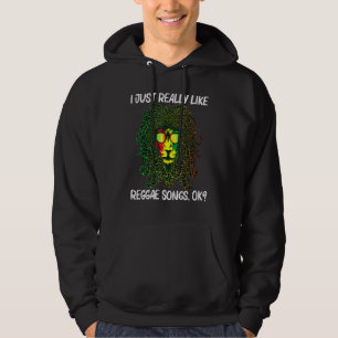 Cool Reggae For Men Women Jamaican Music Genre Hoodie