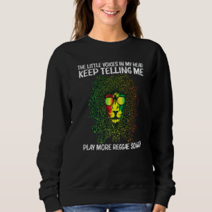 Cool Reggae For Men Women Jamaican Music Genre Sweatshirt