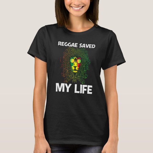 Cool Reggae For Men Women Jamaican Music Genre T-Shirt (Front)