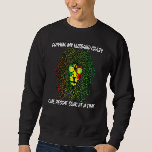 Cool Reggae For Women Mum Jamaican Music Genre Sweatshirt