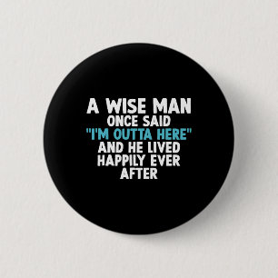 Cool Retirement Art For Men Father Grandpa Retiree 6 Cm Round Badge