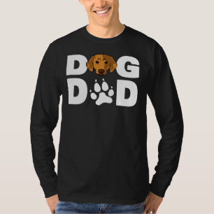 Cool Retriever Golden Dog Dad Ever Father T-Shirt