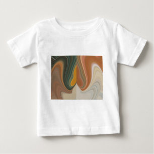 Cool Retro Abstract Graphic colourful Matata stran Baby T-Shirt