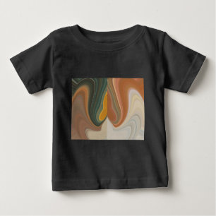 Cool Retro Abstract Graphic colourful Matata stran Baby T-Shirt