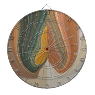 Cool Retro Abstract Graphic colourful Matata stran Dartboard