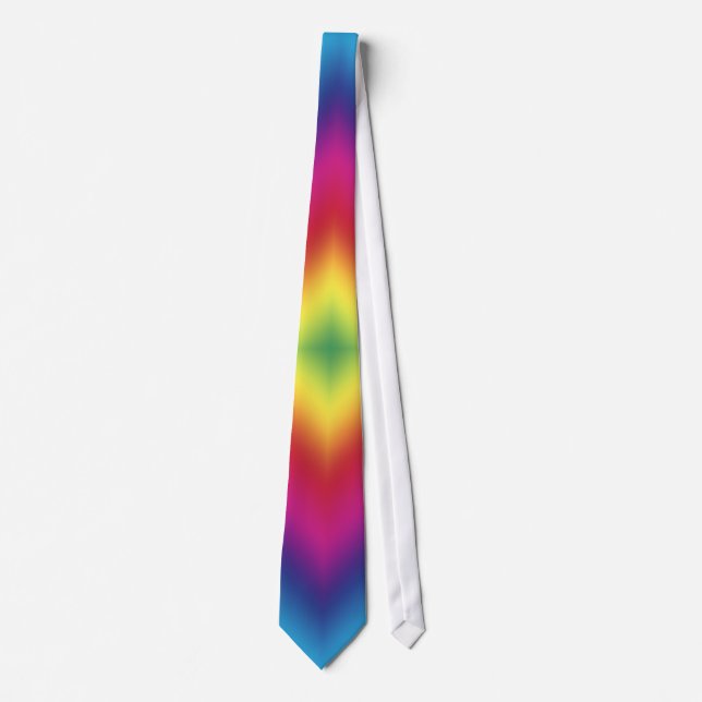 Cool Retro Bright Colours Tie (Front)