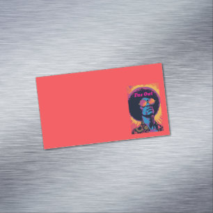 Cool/Retro Business Card Magnet