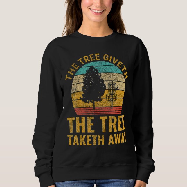 Cool Retro Disc Golf Sport 1 Sweatshirt (Front)