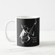 Cool Retro Guitarist Custom Name