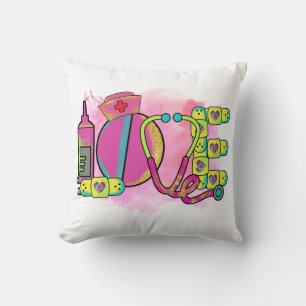 Cool Retro Love Nursing Cushion