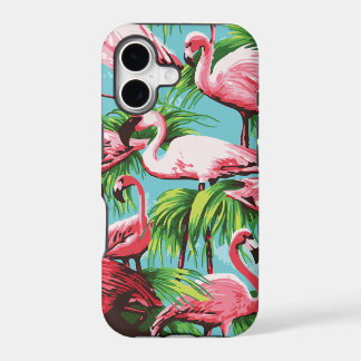 Cool Retro Pink Flamingos