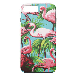 Cool Retro Pink Flamingos iPhone 8 Plus/7 Plus Case