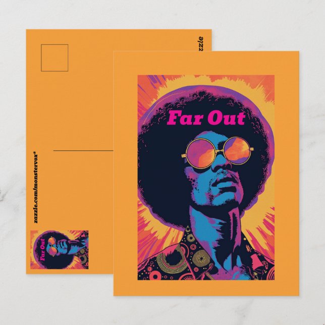 Cool/Retro Postcard (Front/Back)