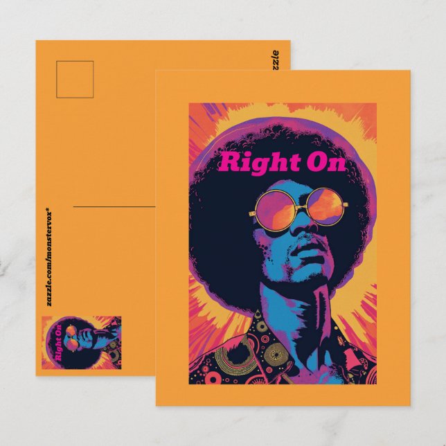 Cool/Retro Postcard (Front/Back)