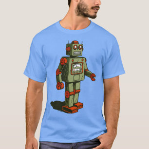 Cool Retro Robot T-Shirt