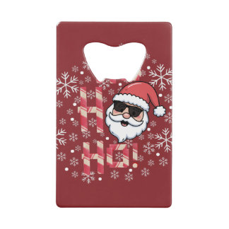 Cool Retro Santa Christmas Red Bandanna Scarf