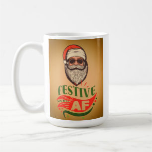 Cool Retro Santa Holiday Mug
